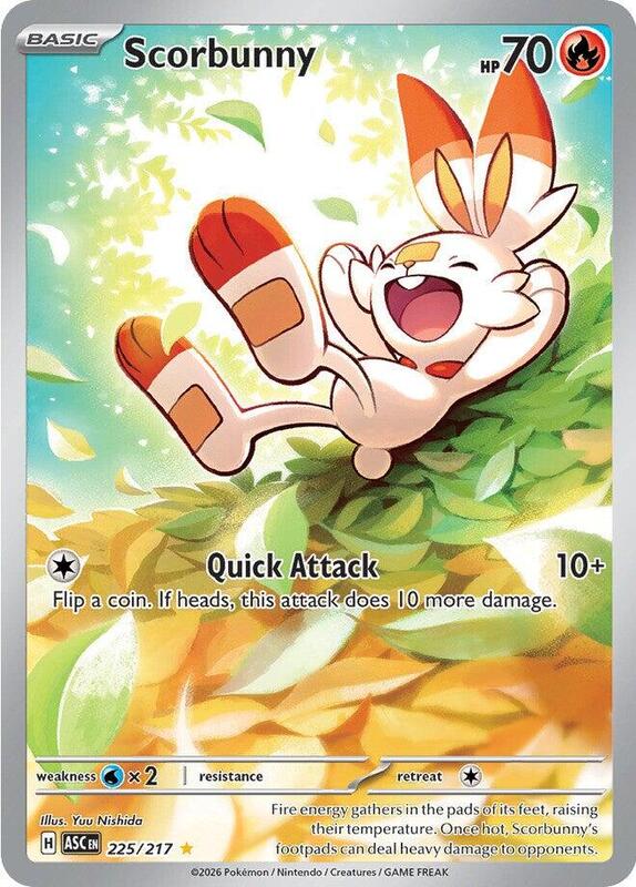 Scorbunny - 225/217 ME: Ascended Heroes #225/217 Pokémon TCG card (English)