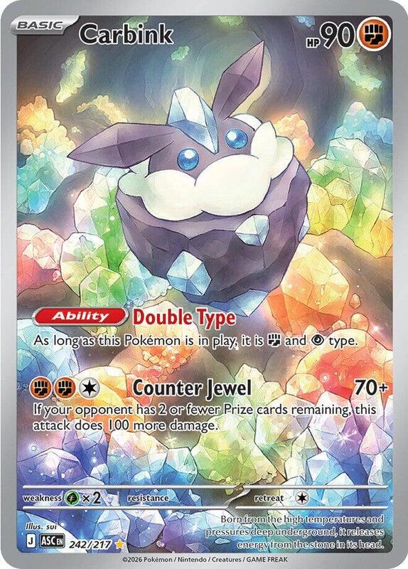 Carbink - 242/217 ME: Ascended Heroes #242/217 Pokémon TCG card (English)