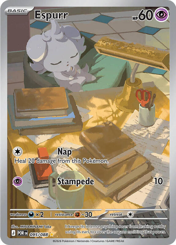 Espurr - 095/088 ME03: Perfect Order #095/088 Pokémon TCG card (English)