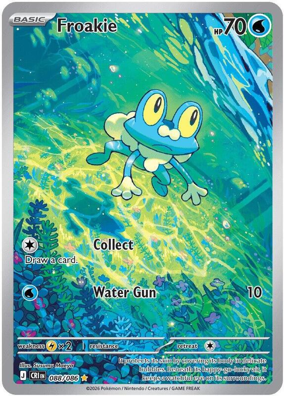 Froakie - 088/086 ME04: Chaos Rising #088/086 Pokémon TCG card (English)