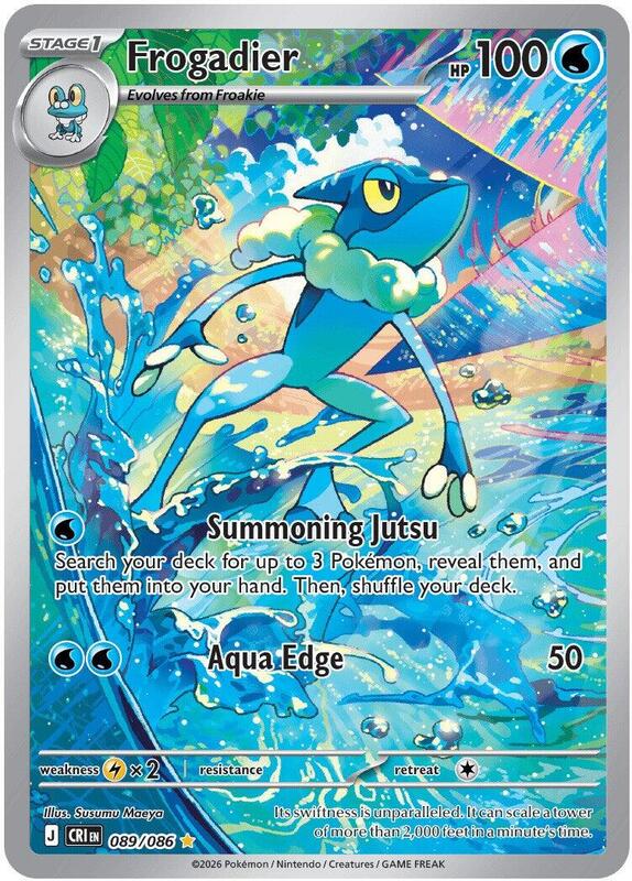 Frogadier - 089/086 ME04: Chaos Rising #089/086 Pokémon TCG card (English)