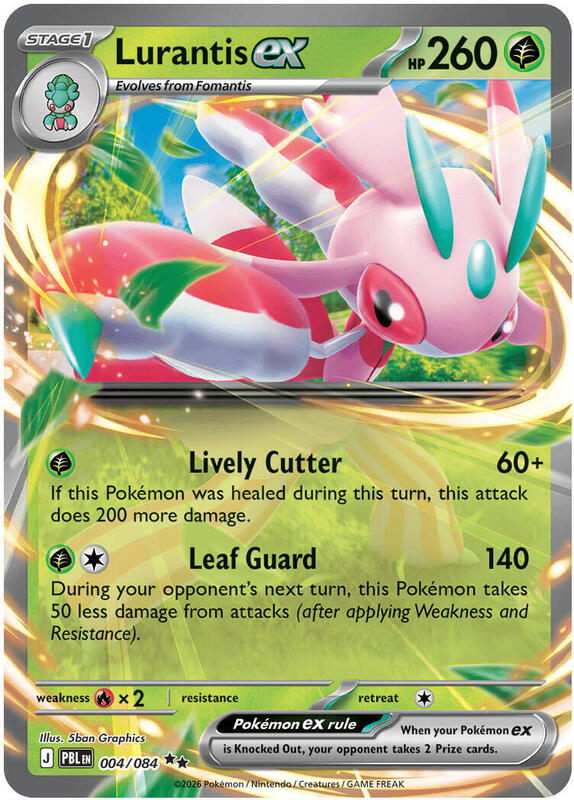 Lurantis ex - 004/084 ME05: Pitch Black #004/084 Pokémon TCG card (English)