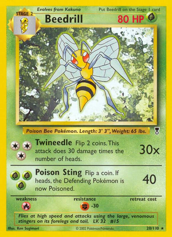 Beedrill Legendary Collection #020/110 Pokémon TCG card (English)