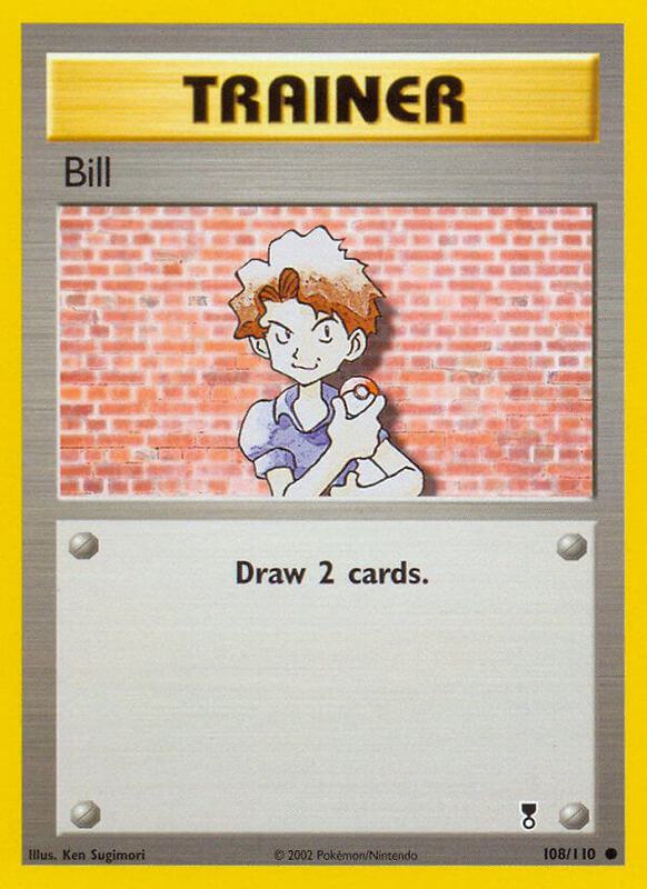 Bill Legendary Collection #108/110 Pokémon TCG card (English)