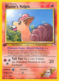 Blaine's Vulpix Gym Heroes #065/132 Pokémon TCG card (English)