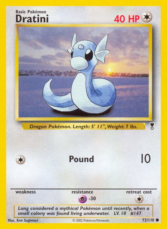 Dratini Legendary Collection #072/110 Pokémon TCG card (English)