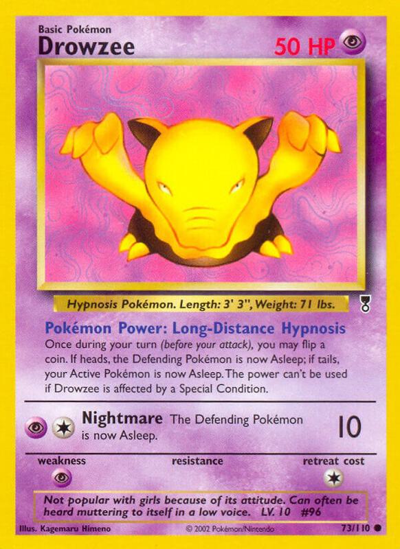 Drowzee Legendary Collection #073/110 Pokémon TCG card (English)