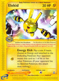 Elekid Aquapolis #009/147 Pokémon TCG card (English)