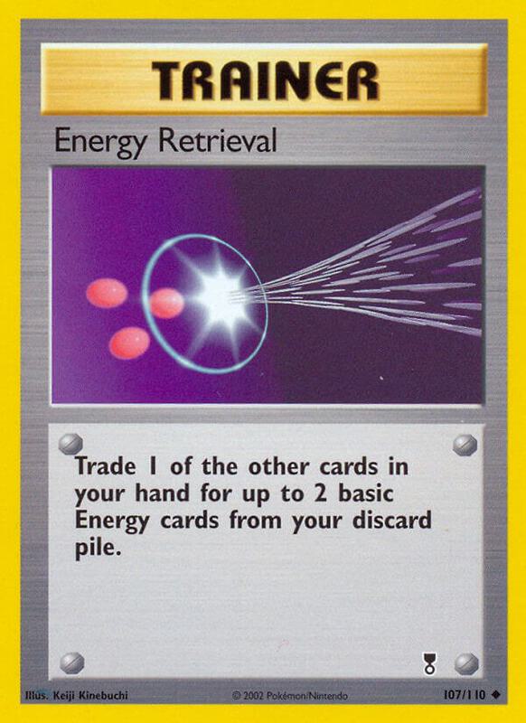 Energy Retrieval Legendary Collection #107/110 Pokémon TCG card (English)