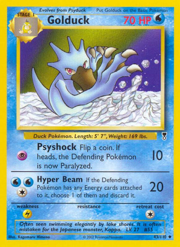 Golduck Legendary Collection #043/110 Pokémon TCG card (English)