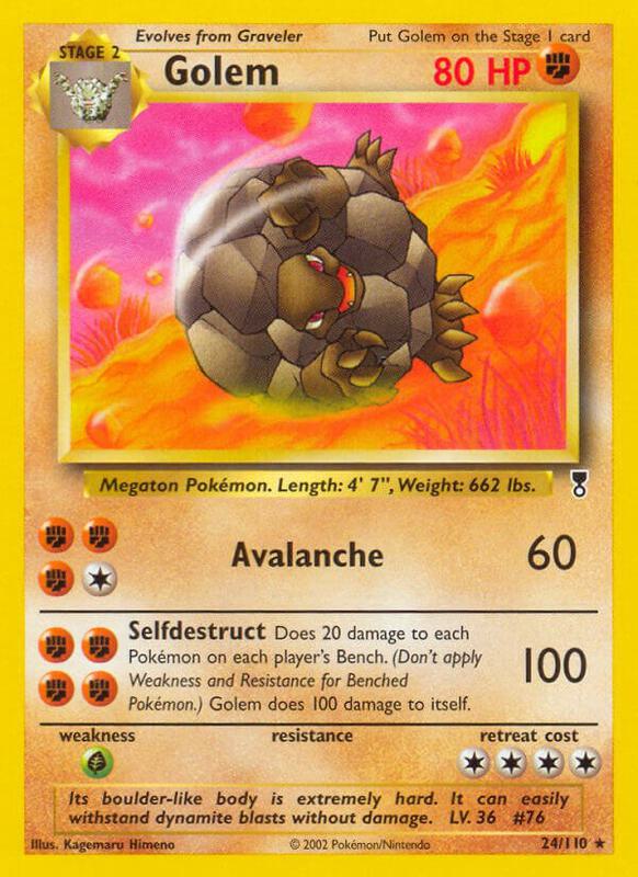 Golem Legendary Collection #024/110 Pokémon TCG card (English)