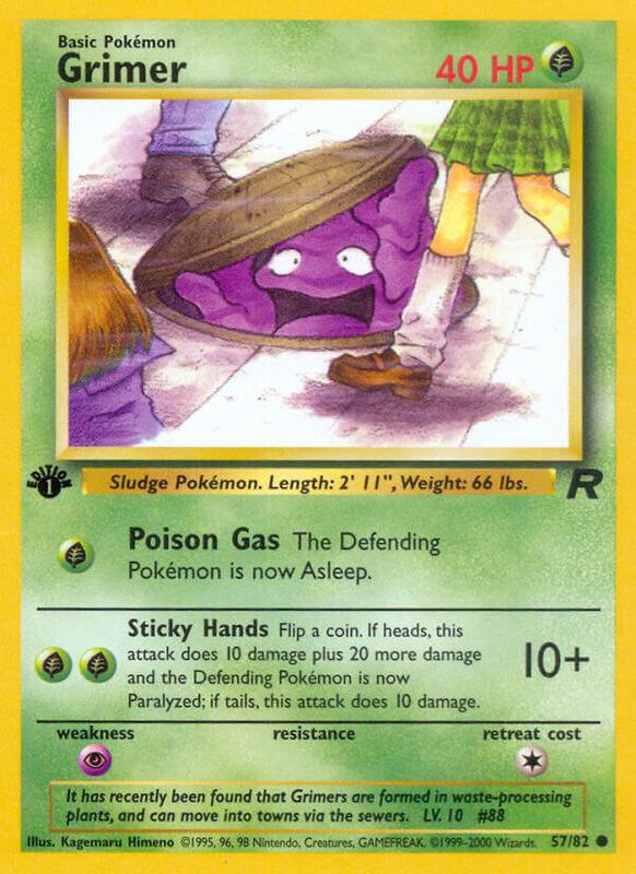 Grimer Team Rocket #57/82 Pokémon TCG card (English)