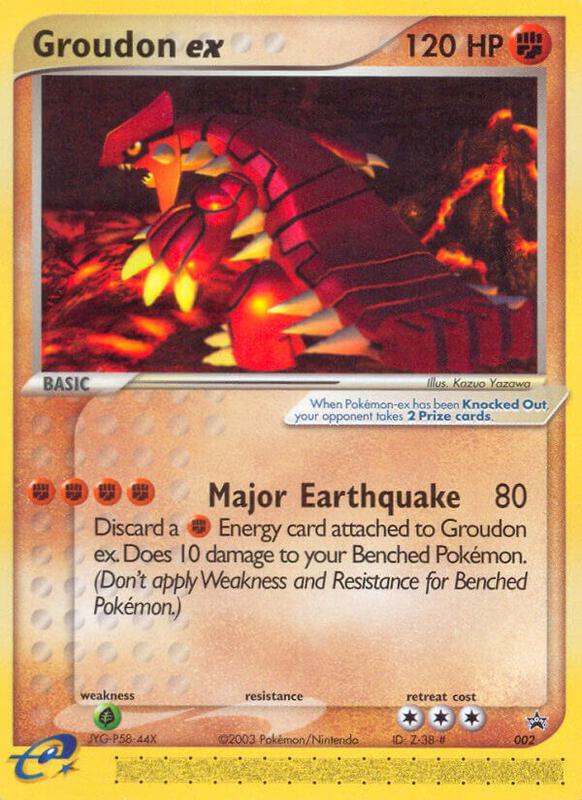 Groudon ex - 002 (Nintendo Power Magazine) Nintendo Promos #002 Pokémon TCG card (English)