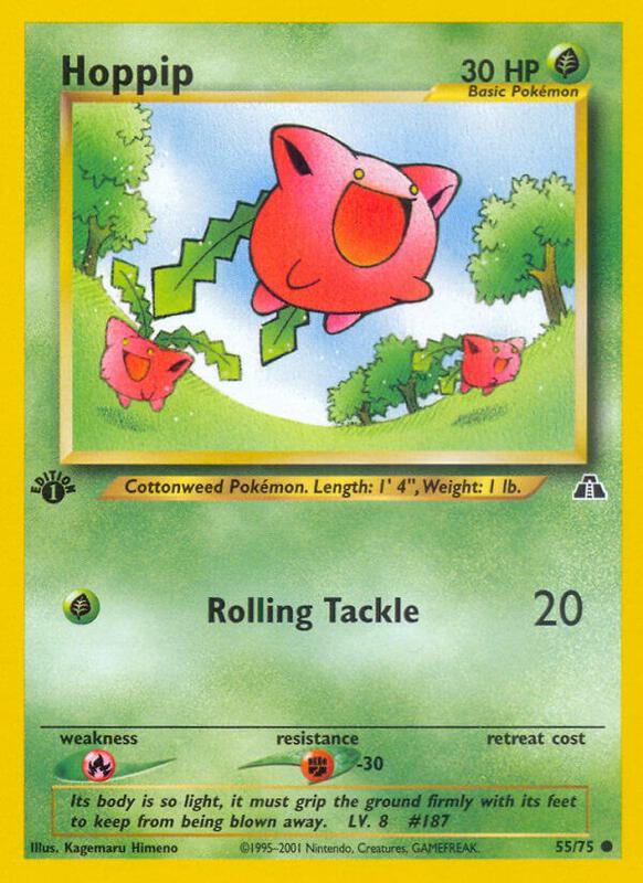 Hoppip Neo Discovery #55/75 Pokémon TCG card (English)