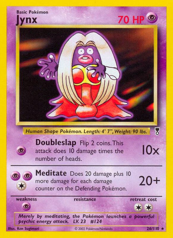 Jynx Legendary Collection #026/110 Pokémon TCG card (English)