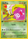 Koffing Team Rocket #58/82 Pokémon TCG card (English)