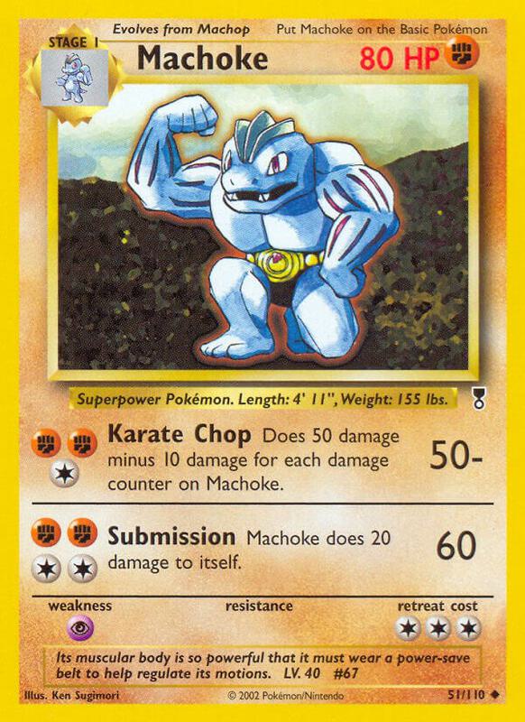 Machoke Legendary Collection #051/110 Pokémon TCG card (English)