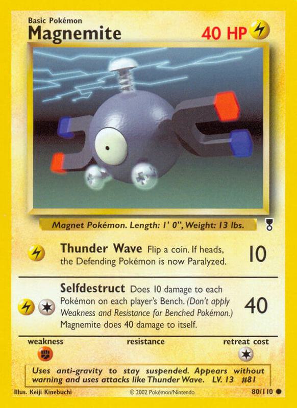 Magnemite Legendary Collection #080/110 Pokémon TCG card (English)