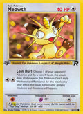 Meowth 1st Edition Team Rocket #62/82 Pokémon TCG card (English)