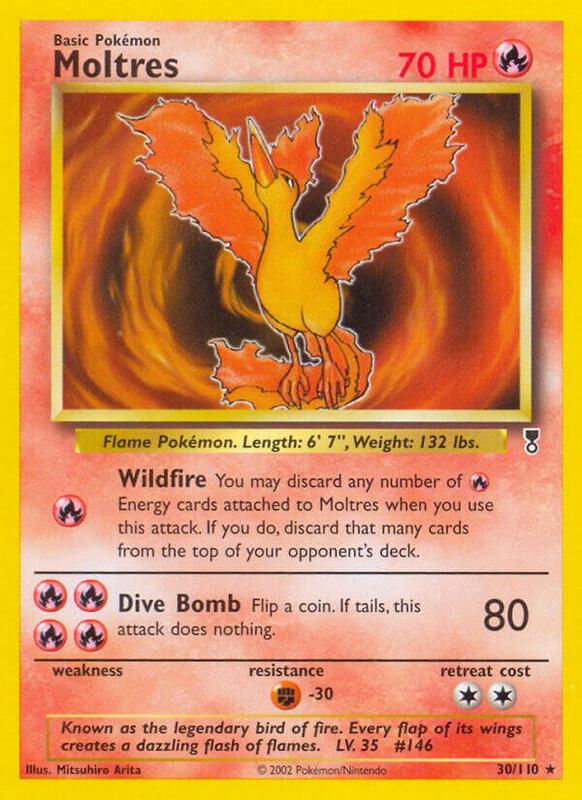 Moltres Legendary Collection #030/110 Pokémon TCG card (English)
