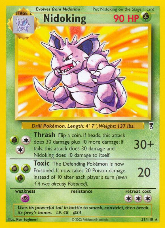 Nidoking Legendary Collection #031/110 Pokémon TCG card (English)