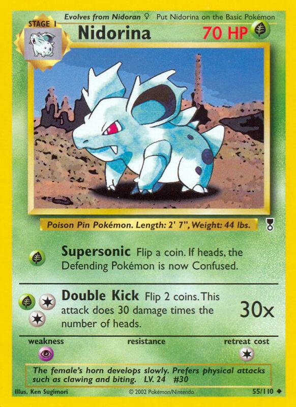 Nidorina Legendary Collection #055/110 Pokémon TCG card (English)