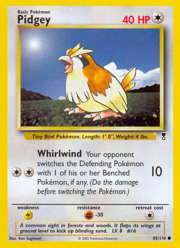 Pidgey Legendary Collection #085/110 Pokémon TCG card (English)
