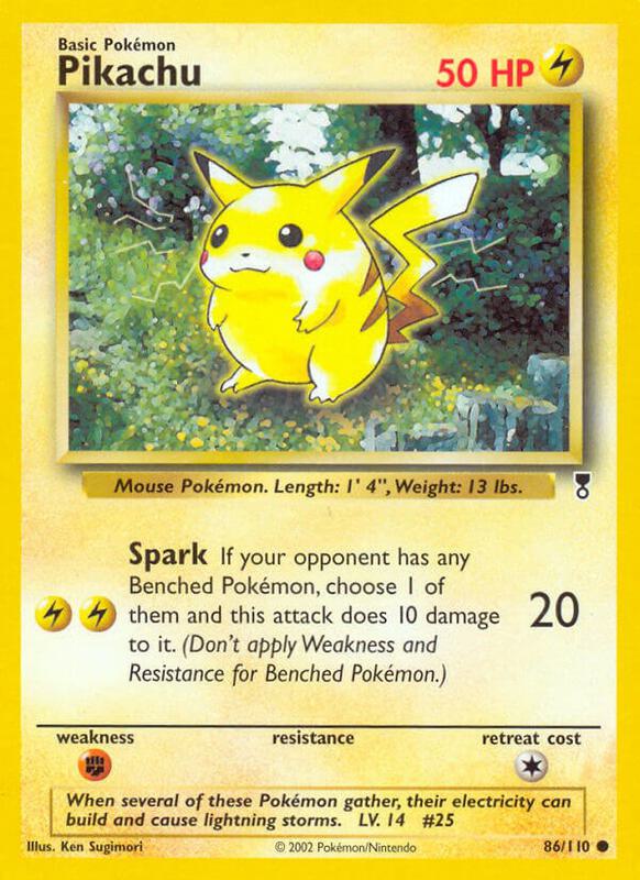 Pikachu Legendary Collection #086/110 Pokémon TCG card (English)