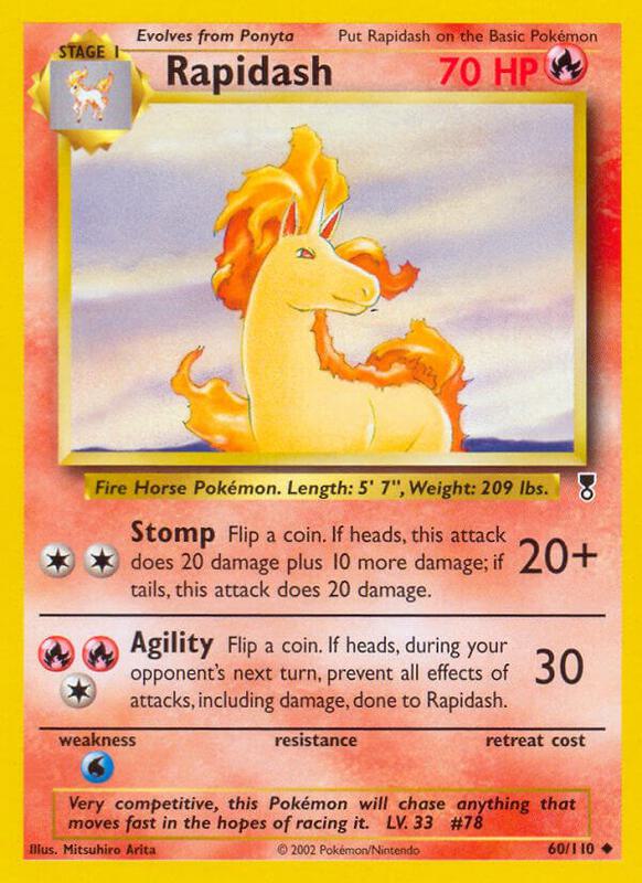 Rapidash Legendary Collection #060/110 Pokémon TCG card (English)