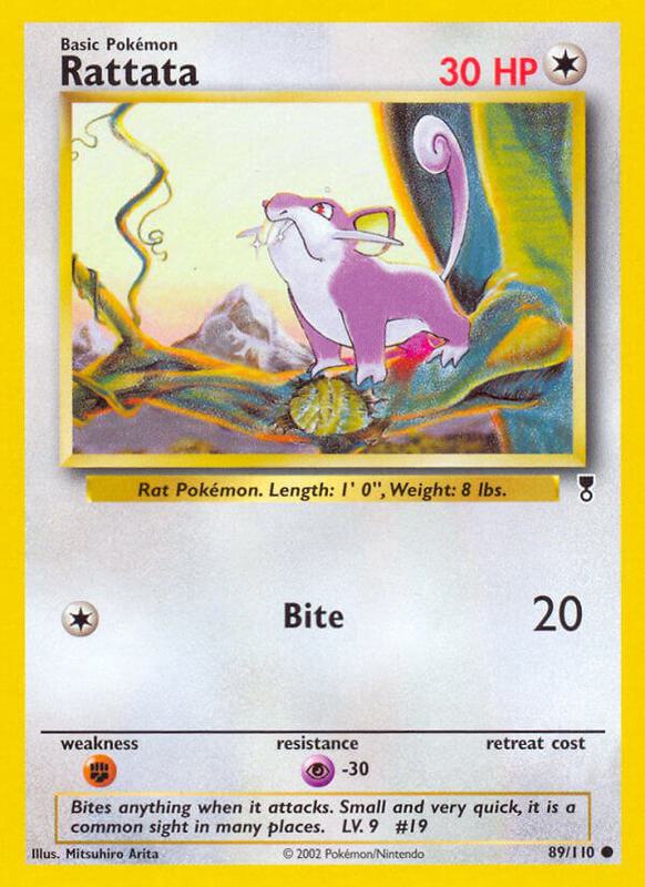 Rattata Legendary Collection #089/110 Pokémon TCG card (English)