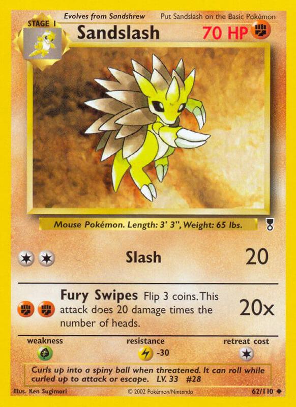 Sandslash Legendary Collection #062/110 Pokémon TCG card (English)
