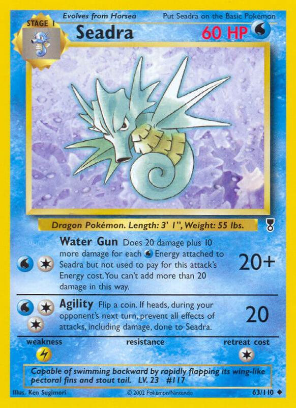 Seadra Legendary Collection #063/110 Pokémon TCG card (English)