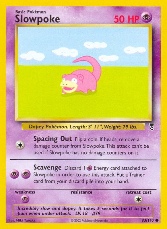 Slowpoke Legendary Collection #093/110 Pokémon TCG card (English)