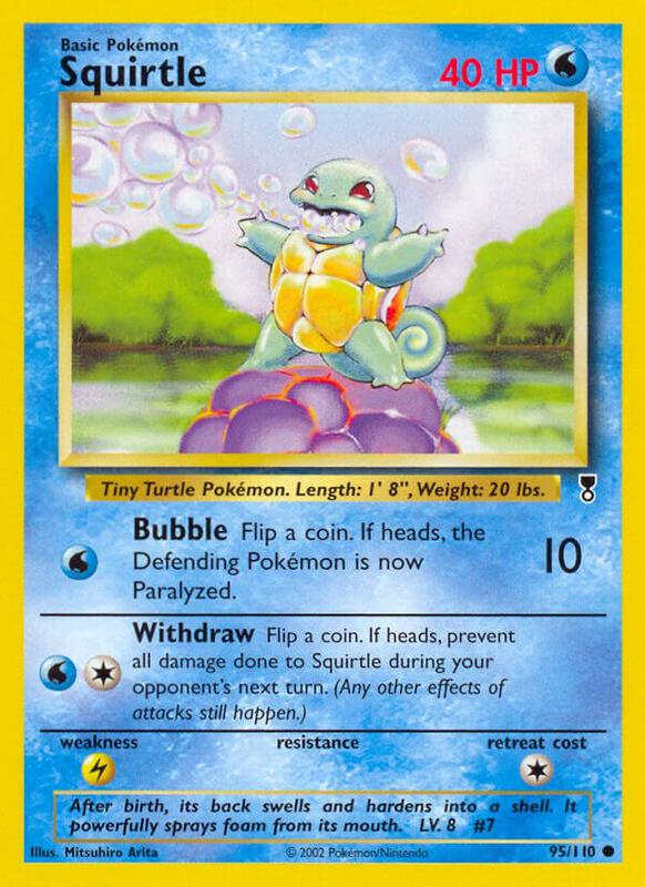 Squirtle Legendary Collection #095/110 Pokémon TCG card (English)