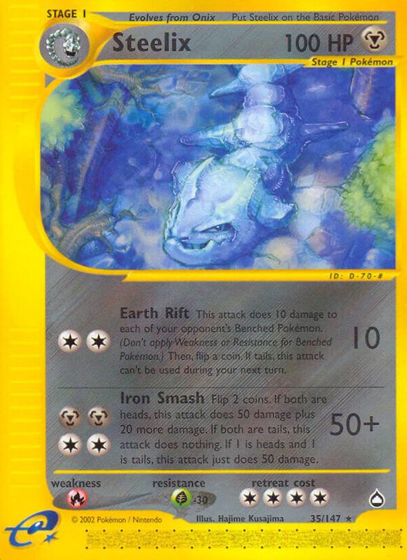 Steelix Aquapolis #035/147 Pokémon TCG card (English)