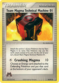 Team Magma Technical Machine 01 EX Team Magma vs Team Aqua #84/95 Pokémon TCG card (English)