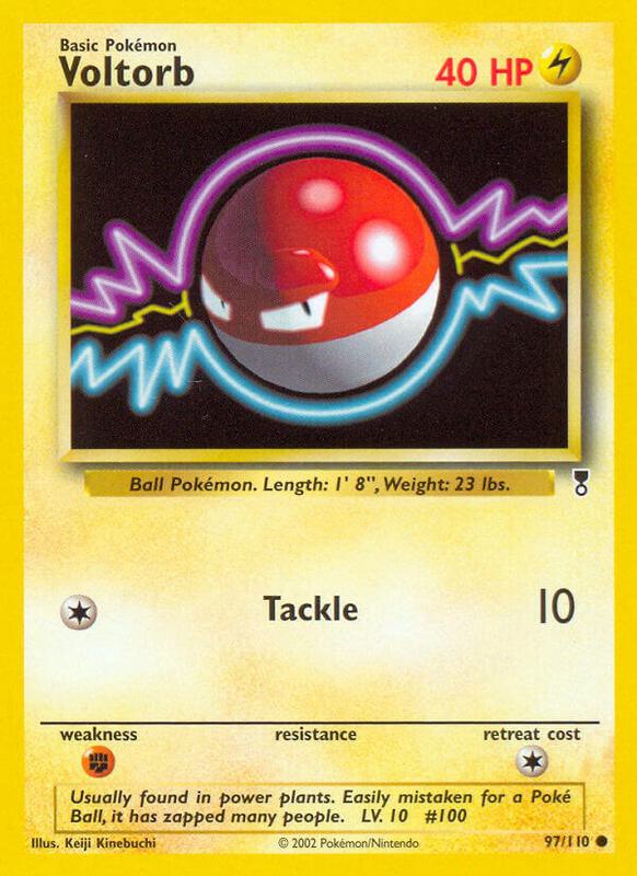Voltorb Legendary Collection #097/110 Pokémon TCG card (English)