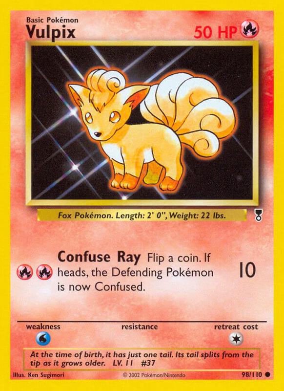 Vulpix Legendary Collection #098/110 Pokémon TCG card (English)