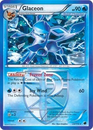 Glaceon - 23/116 (BW Plasma Freeze) Deck Exclusives #023/116 Pokémon TCG card (English)