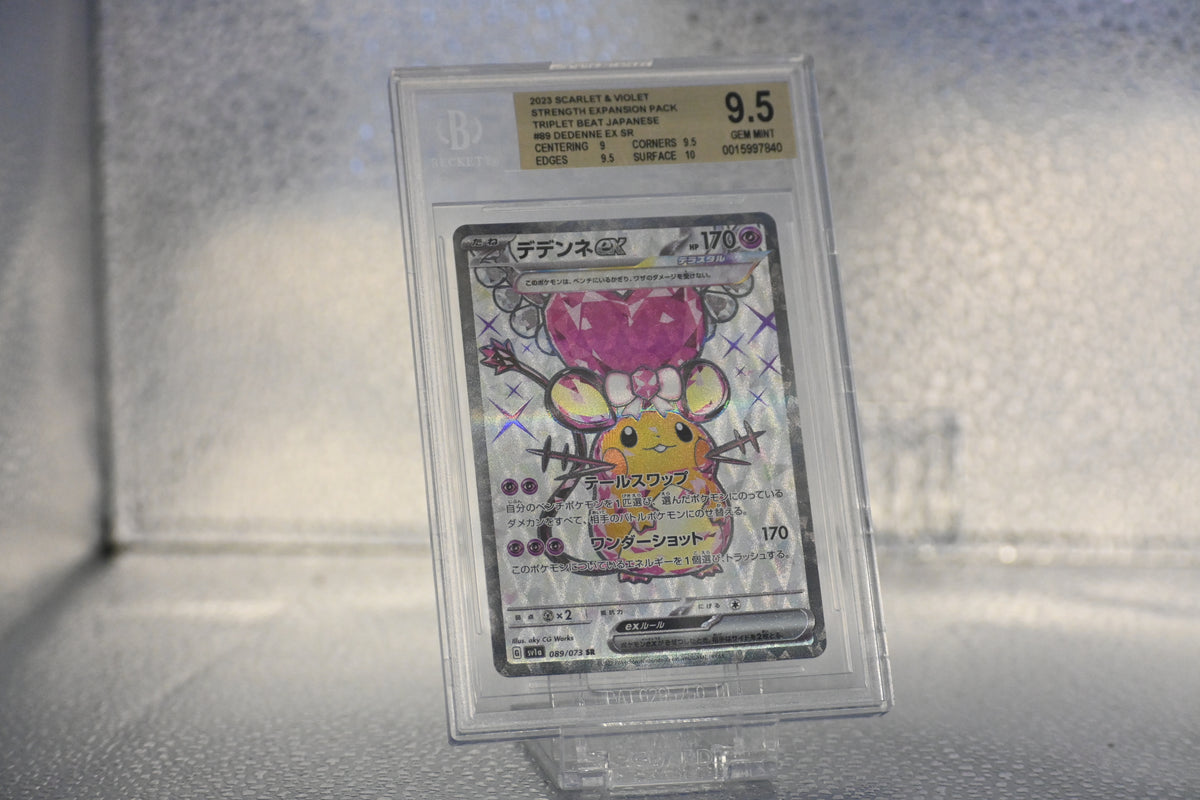 Graded BGS9_5 Dedenne ex - 089/073 - SV1a: Triplet Beat #089/073